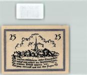 33129 W4795 Delbrück Notgeldschein Notgeld 25 Pfennig Kirche