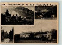 83457 W8232 Bayerisch Gmain - Bayer. Feuerwehrheim Bauernhaus Zuhäusl Park