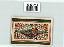 25917 W2262 Leck Geldschein Notgeld Zwei Mark Pferd Ochse Marktplatz
