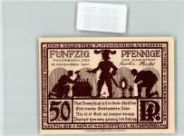 33098 W4790 Paderborn Geldschein Notgeld 50 Pfennig Paderborner Dom Domschatz