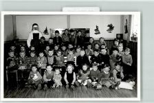 94255 W8371 Böbrach , Arberregion Privatfoto AK Kindergartenkinder Schwester Ort handschriftlich