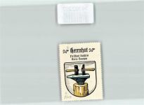 02747 O8709 Herrnhut - Vignette Wappen Freistaat Sachsen Kreis Bautzen