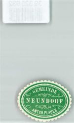 08523 O9901 Neundorf b Plauen Siegelmarke Gemeinde Neundorf Amtsh. Plauen