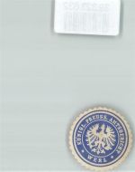 59457 W4760 Werl Siegelmarke Amtsgericht Königreich Preußen Adler Blau Weiß