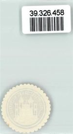 06886 O4600 Lutherstadt Wittenberg Siegelmarke Polizei-Verwaltung zu Wittenberg