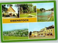 08309 O9405 Eibenstock - Bühlhaus An der Ernst -Thalmann-Gedenkstätte Schwimmbad
