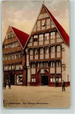 49074 W4500 Osnabrück 1910 - Alte Stadthäuser Bierstraße