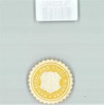 39629 O3592 Bismark Altmark Siegelmarke Magistrat der Stadt Wappen Weiß Gelb