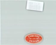 04849 O7281 Brösen b Eilenburg Siegelmarke Gemeinde Rot Weiß
