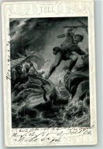Tells Sprung Verlag Stroefer Serie 467 Nr.6 Schiller 1905