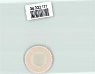 39615 O3550 Seehausen Altmark Siegelmarke Magistrat Adler Rot