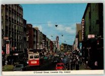 Limerick - O´ Connell Street Omnibus Auto Geschäfte Woolworth Uhr Schmuck Cafe
