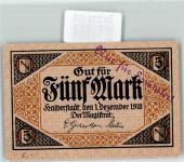 38820 O3600 Halberstadt 1918 - Notgeld Gut für 5 Mark Stadt Halberstadt der Magistrat Nr. 006945