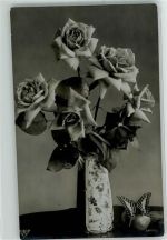 Rosen Schmetterling Blumenvase