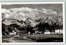 82467 W8101 Klais - Gasthaus Post r Adler Oldtimer Karwendelgebirge
