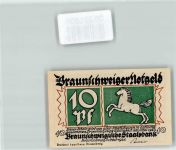 38100 W3300 Braunschweig Geldschein Notgeld 10 Pfennig