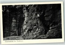 W3220 Brunkensen Lippolshöhle Eingang AK Höhle 1956