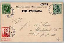K. D. Feldpoststation Nr 46 Feldpoststempel WK I