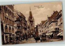 W7800 Freiburg im Breisgau Kaiserstraße Apotheke Zum Fahnenbeerg Straßenbahn
