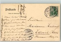 W3380 Goslar Clausthal - Goslar Zug 977 Harz Bärenbrucherteich Bahnpoststempel 1906