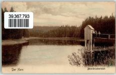 W3380 Goslar Clausthal - Goslar Zug 977 Harz Bärenbrucherteich Bahnpoststempel 1906
