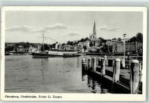 24937 W2390 Flensburg - Förderbrücke Kirche St.Jürgen Dampfer