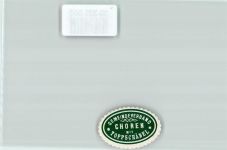 04720 O7301 Choren Siegelmarke Gemeindeverband Toppschädel Grün Weiß
