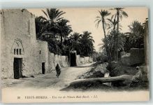 Biskra - une rue de l`Oasis Bab-Darb