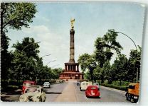 10115 W1000 Tiergarten - Siegessäule VW Käfer Mercedes VW Bulli LKW