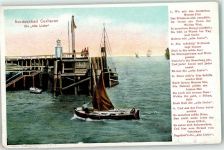 27472 W2190 Cuxhaven - Alte Liebe Segelboot Leuchtturm Dampfer Gedicht