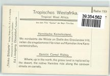 Trinks Bildkarte Reihe 733 Hamitische Kameltreiberei