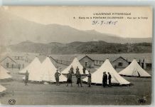 63870 Orcines 1915 - Blick zum Camp de la Fontaine-du-Berger Uniform