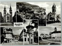 96515 O6400 Sonneberg , Thür - Platz der Republik Karl Marx-Straße Am Schloßberg