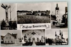 95692 W8591 Konnersreuth , Oberpf - Friedhoskreuz Haus der Therese Neumann