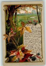 Blätter Landschaft Natur 1902
