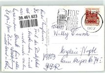 95028 W8670 Hof , Saale - Bismarckturm Hallenbad Rathaus Jugendherberge Michaeliskirche