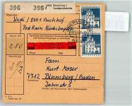 94345 W8441 Obermotzing KEINE AK Paketkarte Schnellpaket Postschnellgut Marke