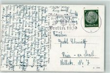 Reichswettkämpfe SA Berlin 1939 Werbestempel WK II