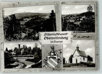 61389 W6384 Oberreifenberg , Taunus - Burgruine Schule St. Gertrudis-Kapelle