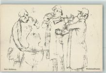 Bettelmusikanten Deutsche Meister Sammlung Primus Serie II Nr.3307 Spitzweg, C. Künstlerkarte