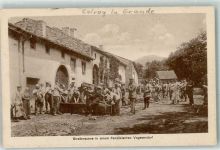 88490 Colroy-la-Grande 1915 - Straßenscene in einem französischen Vogesendorf Uniform Ort handschriftlich