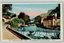 25930 Lods - Vallee de la Loue les Cascades de la Loue et les Usines