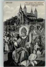 Echternach - St, Willibrord Fahne Stab Noten Religion