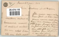 86260 Angles-sur-l'Anglin 1919 - Uniform Remerle Ort handschriftlich