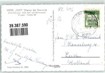 82496 W8106 Oberau , Loisach - Hotel Post