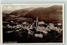 53937 W5372 Gemünd , Eifel 1940 - mit Kirche St. Nikolaus