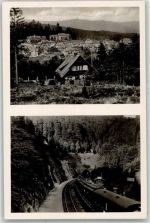 98559 O6055 Oberhof , Thüringen - Bahnhof Brandleite-Tunnel Personenzug