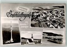 95701 W8591 Groschlattengrün - Funkmast Kirche