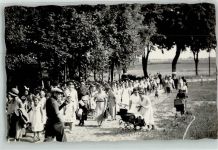 Frohnleichnamsprozession Kinderwagen Christlicher Anlass Privatfoto AK