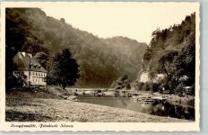 91327 W8556 Gößweinstein Foto AK Gasthaus Stempfermühle Pension